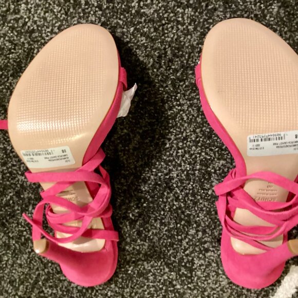 NWT SCHUTZ Barbie Pink High Heel Sandals Size 8 - Picture 3 of 3